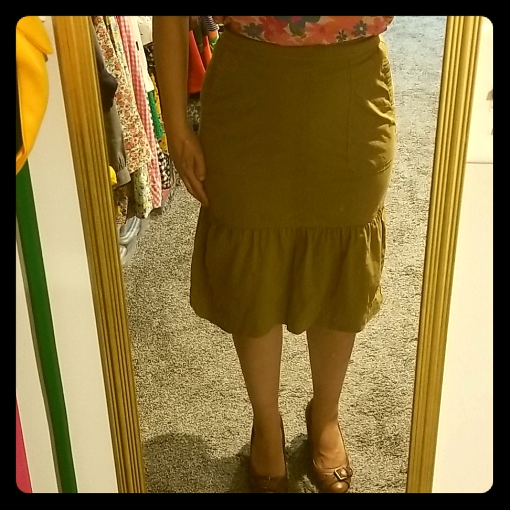 J.Crew Khaki Skirt